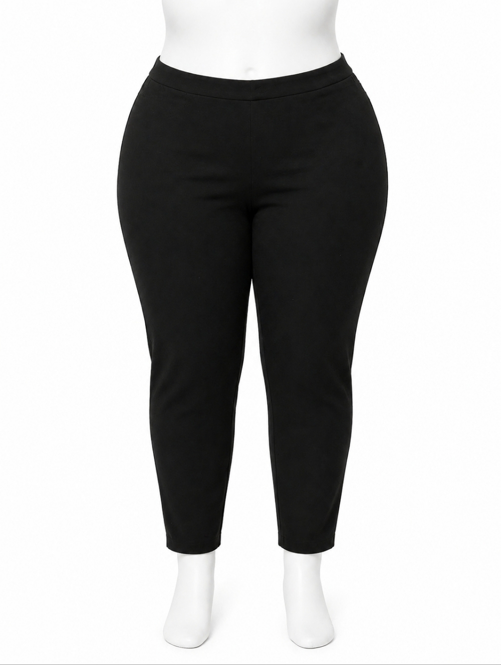 St. John's Bay Black Cropped Slim Ankle Pants